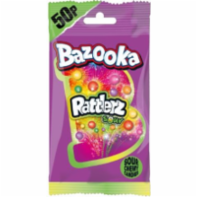 Bazooka Rattlerz Sour Bag   24x40g(8)