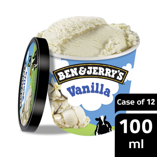 Ben & Jerrys Vanilla Cup (12x100ml) 12x100ml