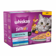 Whiskas + Cat Pouches Tasty Mix Catch Of The Day  4x85g