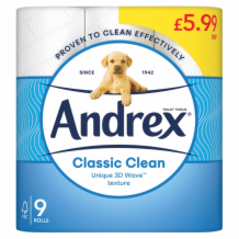 Andrex Classic  Roll    4x9roll