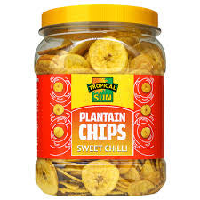 Tropical Sun Plantain Chips Sweet Chilli  1x450g