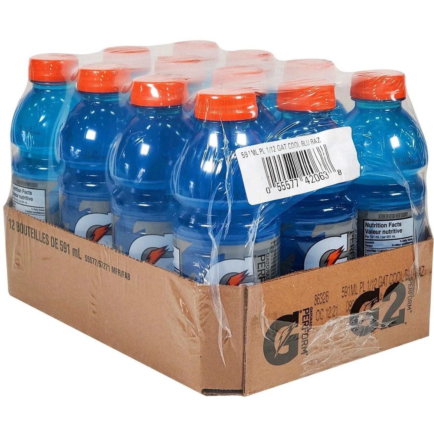 Gatorade Cool Blue Usa 591ml  Case of 12
