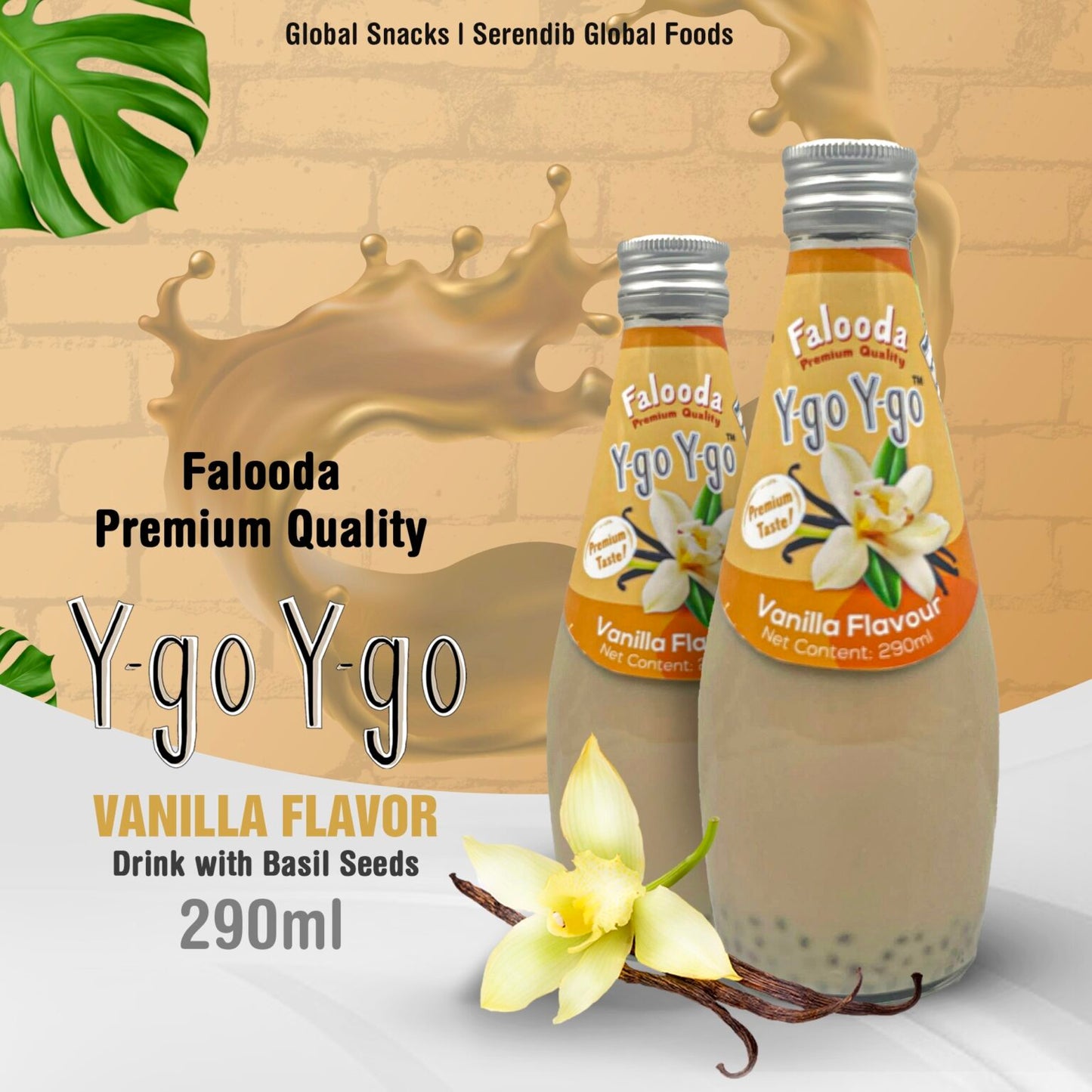 Y Go Y Go Falooda Vanilla  6x290ml