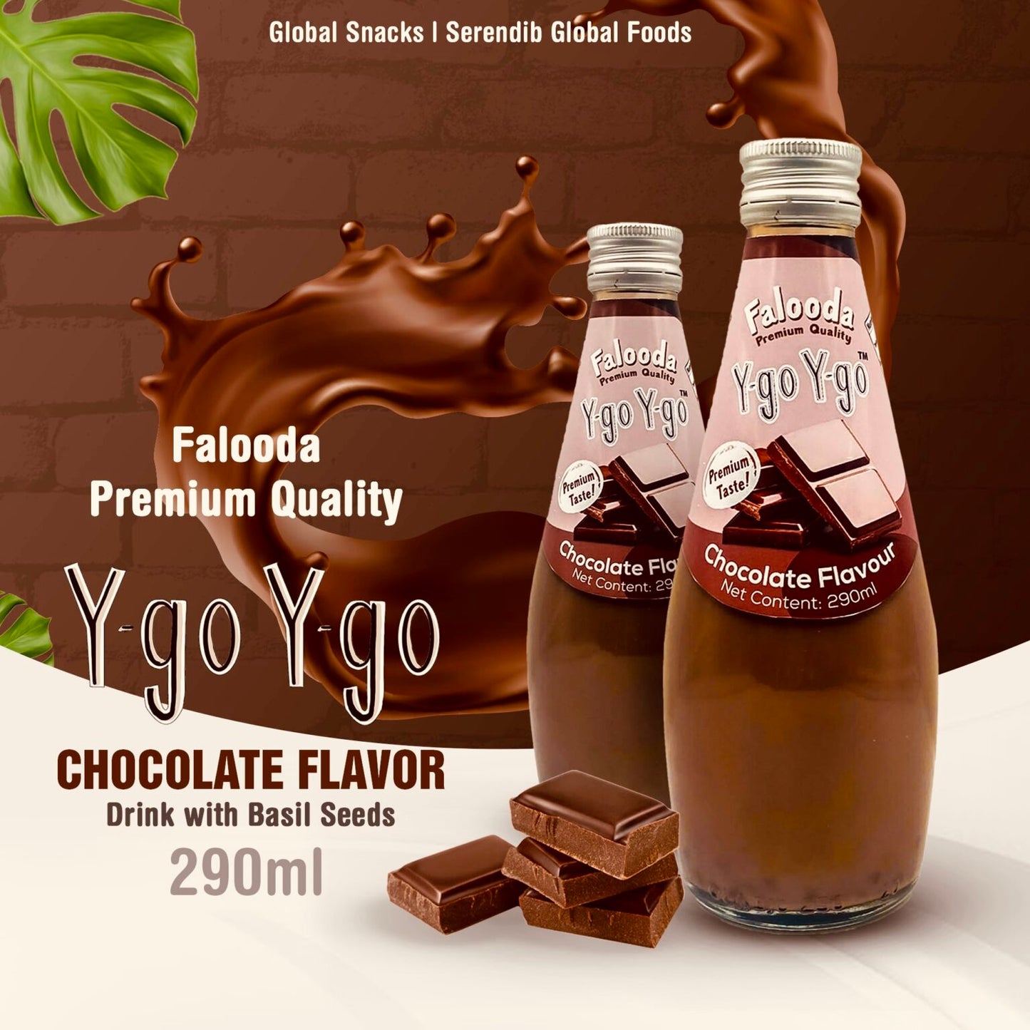 Y Go Y Go Falooda Chocolate  6x290ml