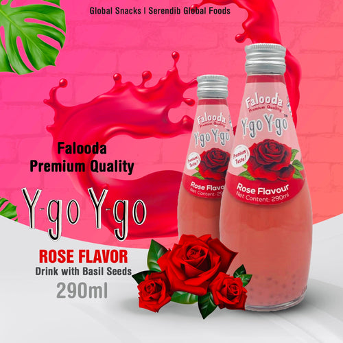 Y Go Y Go Falooda Rose  6x290ml