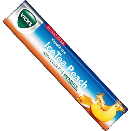 Vicks Iced Tea Peach Lozenge  24x42g