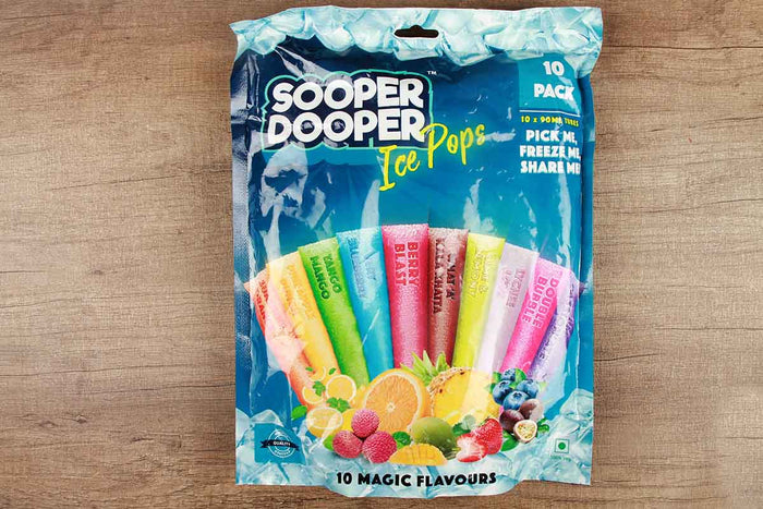 Sooper Dooper Ice Pops  10x90ml