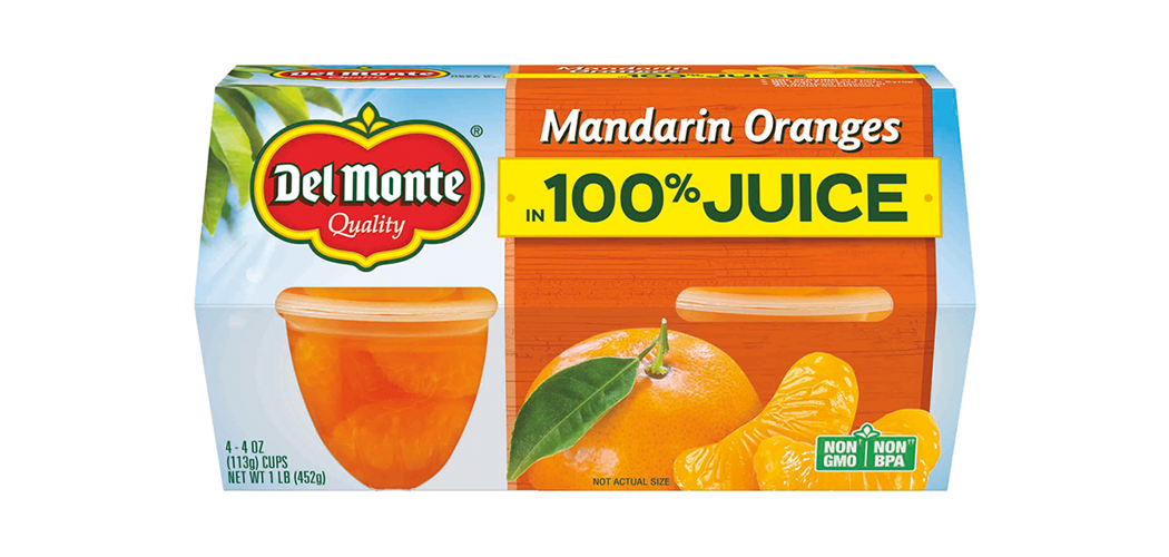 Del Monte Mandarins In Juice  12x300g