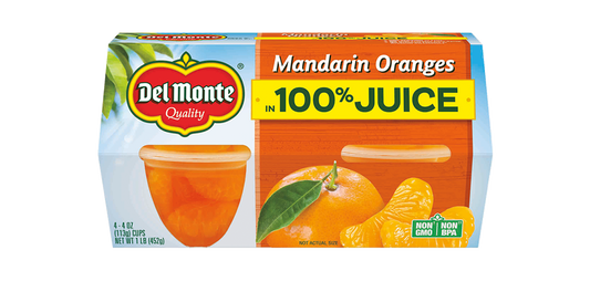 Del Monte Mandarins In Juice  12x300g
