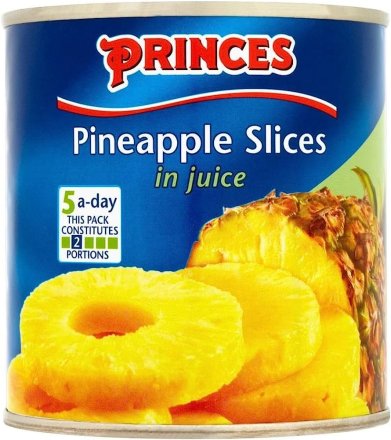 Princes Pineapple Slices In Juice  6x432g
