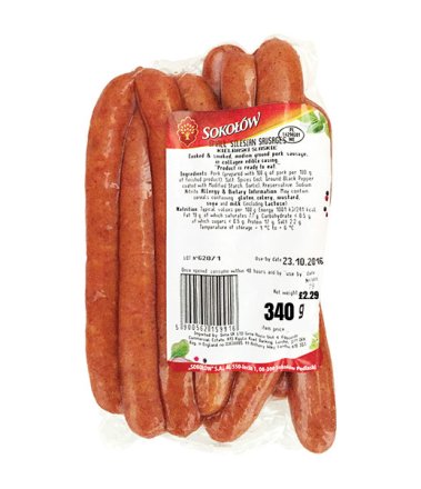 Sokolow Best Silesian Sausage    1x340g