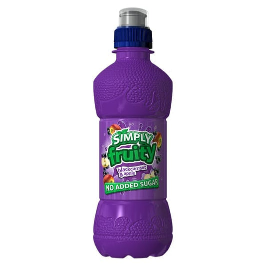 Simply Fruity Apple & Blackcurrant Juice  12x330ml