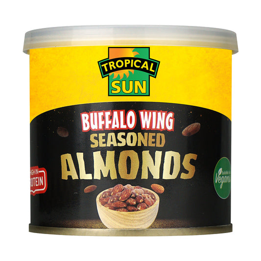 Tropical Sun Buffalo Wings Almond  6x140g