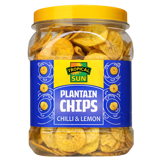 Plantain Chips Tub - Chilli & Lemon 450g