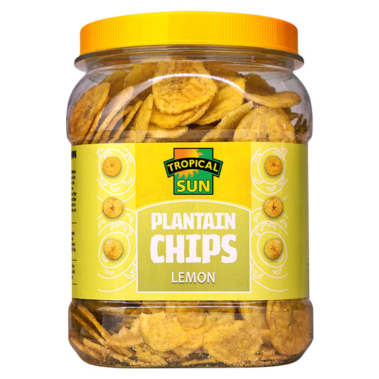 Plantain Chips Tub - Lemon 450g