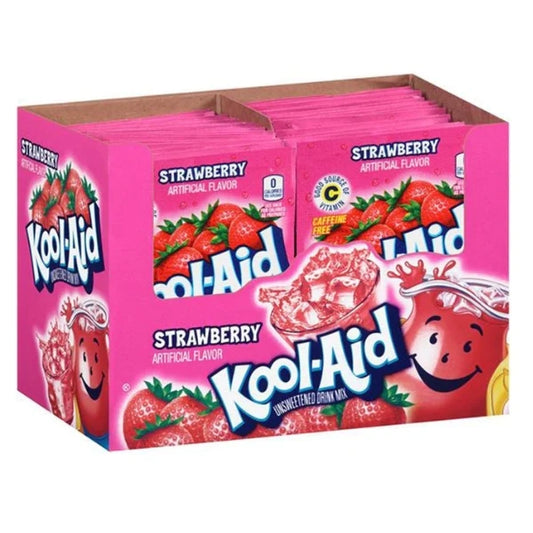 Kool-aid Unsweetened Drink Mix Strawberry Flavor 48s