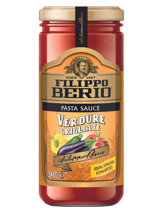 Filippo Berio Grilled Vegetable Pasta Sauce   6x340g