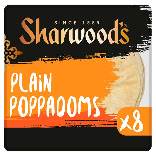 Sharwoods Poppadums Ready To Eat  1x72g