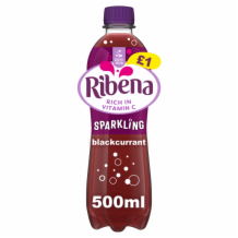 Ribena Sparkling Blackcurrant Pet   12x500ml