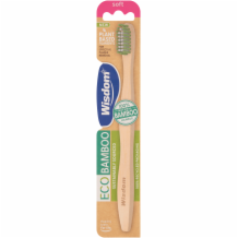 Wisdom Eco Bamboo Soft Toothbrush  12x1's