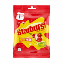 Starburst Fave Red Fruit Chews Bag   12x127g