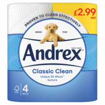 Andrex Classic  Roll   6x4roll