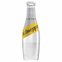 Schweppes Soda Water Glass  24x200ml