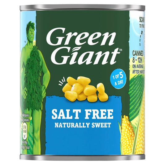 Green Giant Salt Free Corn    12x198g