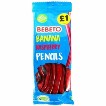 Bebeto Banana & Raspberry Pencils   12x160g(4)