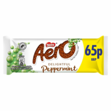 Aero Bubbly Bar Peppermint   24x36g