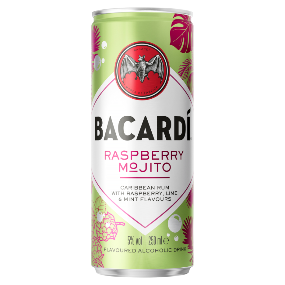 Bacardi Raspberry Mojito  12x250ml