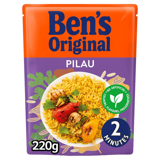 Bens Original Veg Pilau Rice Rth  6x220g