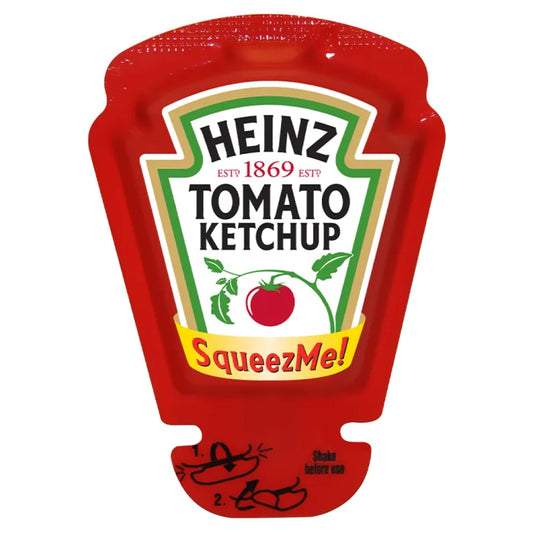 Heinz SqueezMe Tomato Ketchup 26ml Box of 100