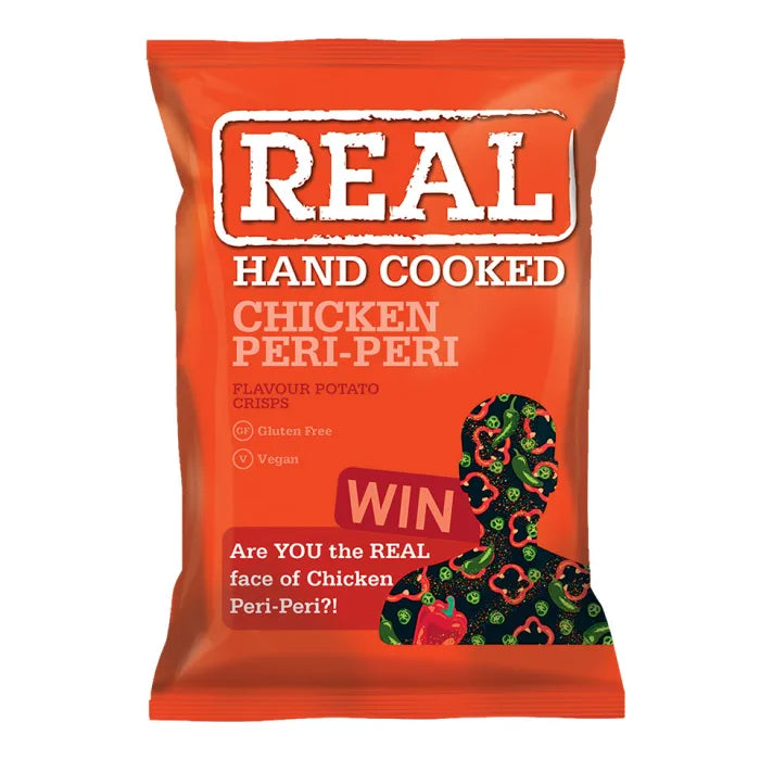 Real Handcooked Crisps Peri Peri Chicken 35g