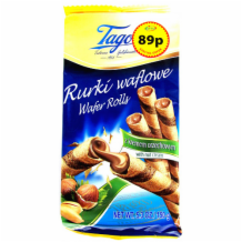 Tago Peanut Wafer Rolls  1x6057