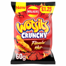 Wotsits Crunchy Flam Hot   15x60g