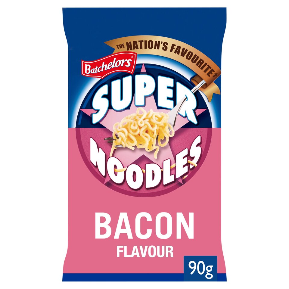 Batchelors Super Noodles Bacon   8x90g