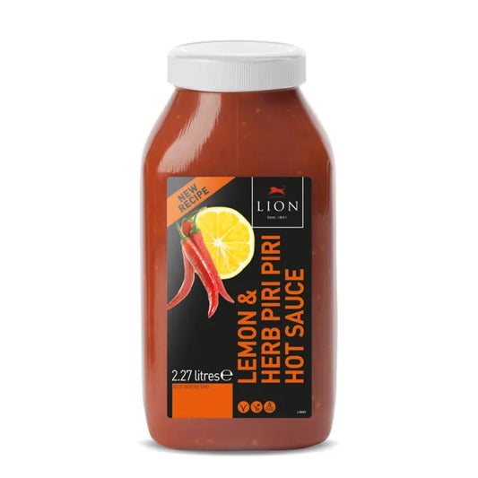 Lion Lemon & Herb Piri Piri Sauce 2.27L Box of 2