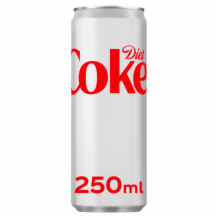 Diet Coke Slim Cans  24x250ml