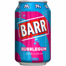 Barr Bubblegum Can   24x330ml