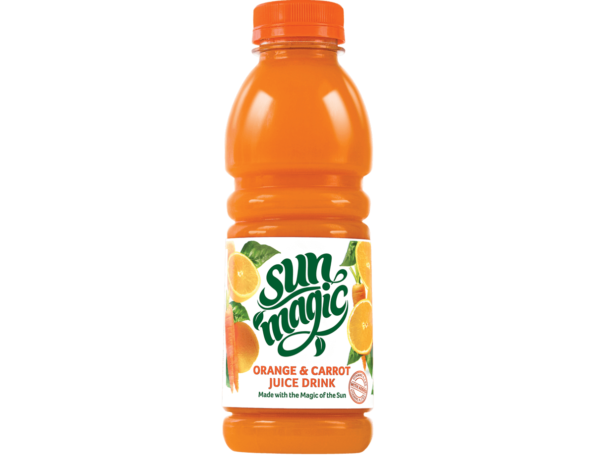 Sun Magic Orange & Carrot Juice  12x500ml