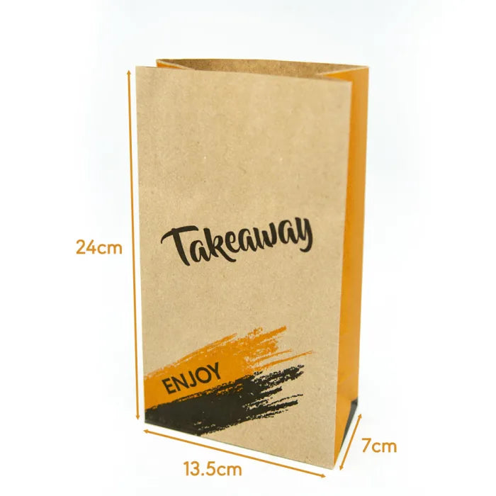 Enjoy R4 Small Brown SOS Bags (135x70x240mm) Case of 250