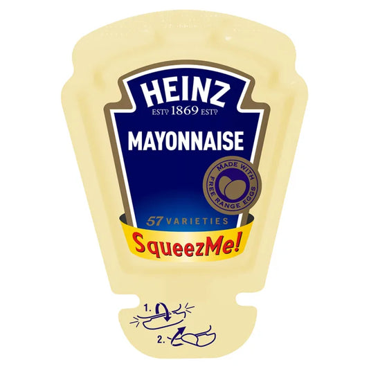 Heinz SqueezMe Mayonnaise 26ml Box of 100