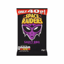 Space Raiders Saucy Bbq p   36x25g