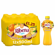 Ribena Still Light Pineapple & Passion Fruit   12x500ml