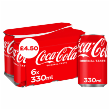 Coca Cola Reg pk  4x6pk