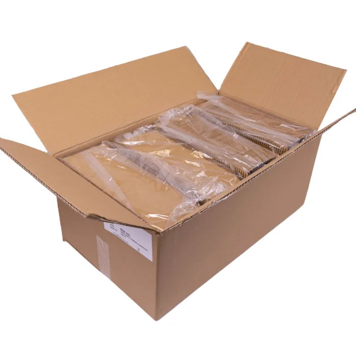 Large Kraft Clamshell Burger Box (102x102x60mm) Case of 200