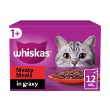 Whiskas + Cat Pouches Meaty Meals In Gravy 's  4x85g