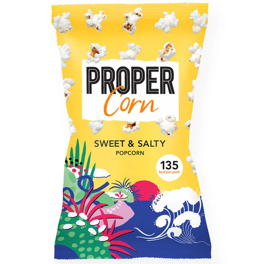 Propercorn Sweet and Salty Popcorn 30g Box of 24