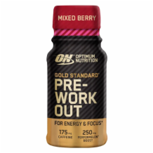 Optimum Nutrition Pre Workout Shots Mixed Berry  12x60ml (2)